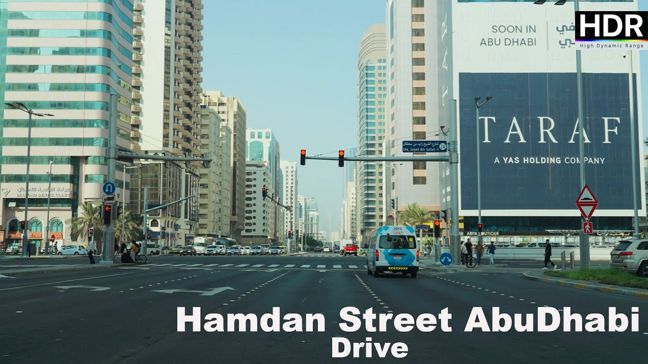 Hamdan Street Abu Dhabi city Drive