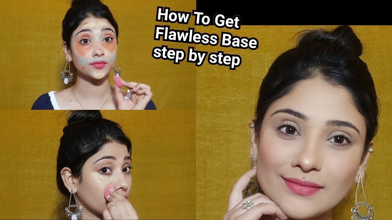 How to get flawless makeup base || step by step || shystyles