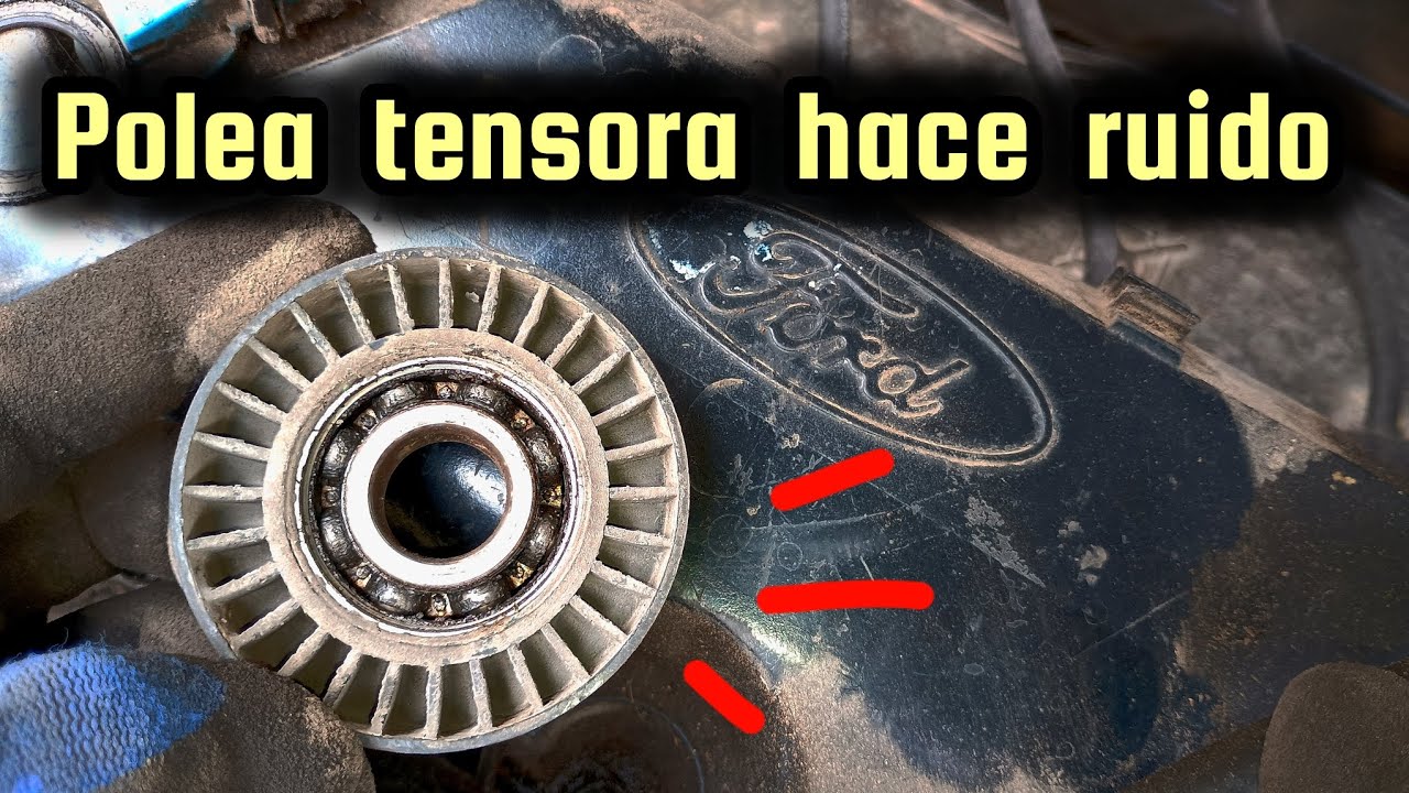 Ruido en poleas del motor ( solución facil ) Eliminar ruidos en banda y poleas del motor de tu auto 