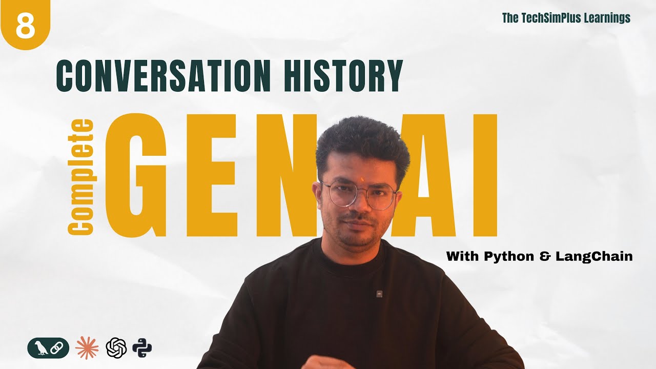 #8 Add Memory to AI Chatbot | LangChain Message History Tutorial #genai #llm #langchain