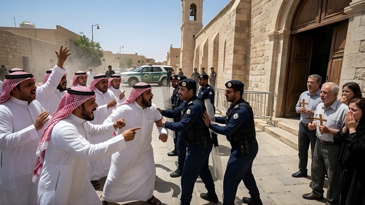 Musulmanes escupieron sobre íconos en el servicio de Semana Santa hasta que sucedió algo DIVINO