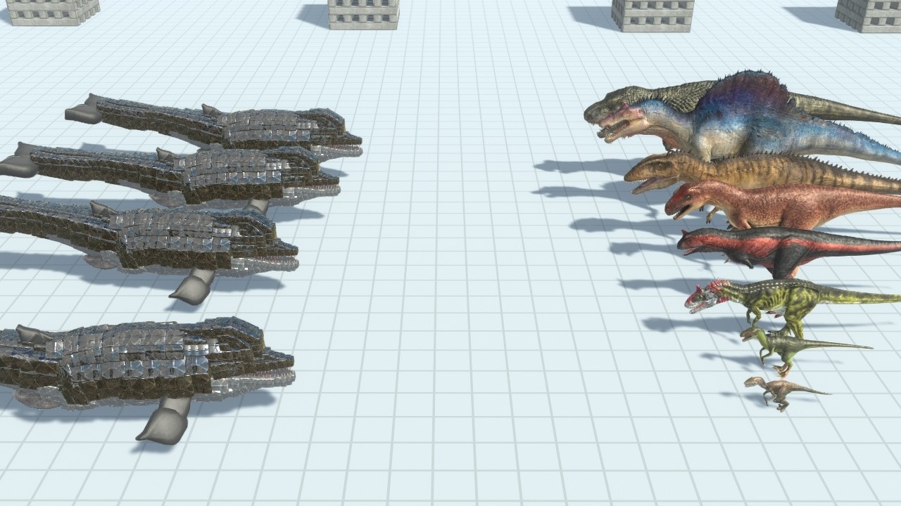 Zygophyseter Squad vs ALL TEAMS ARBS Animal Revolt Battle Simulator