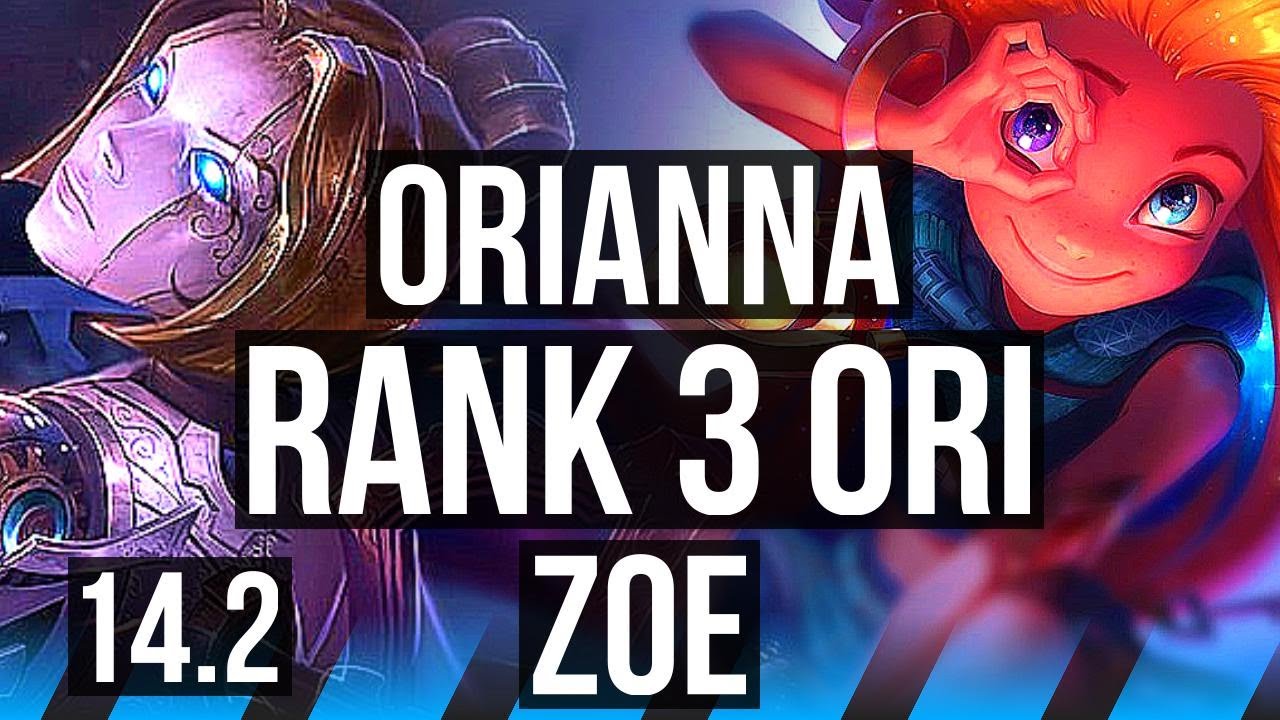ORI vs ZOE (MID) | Rank 3 Ori, 8/3/7, Rank 22 | BR Challenger | 14.2