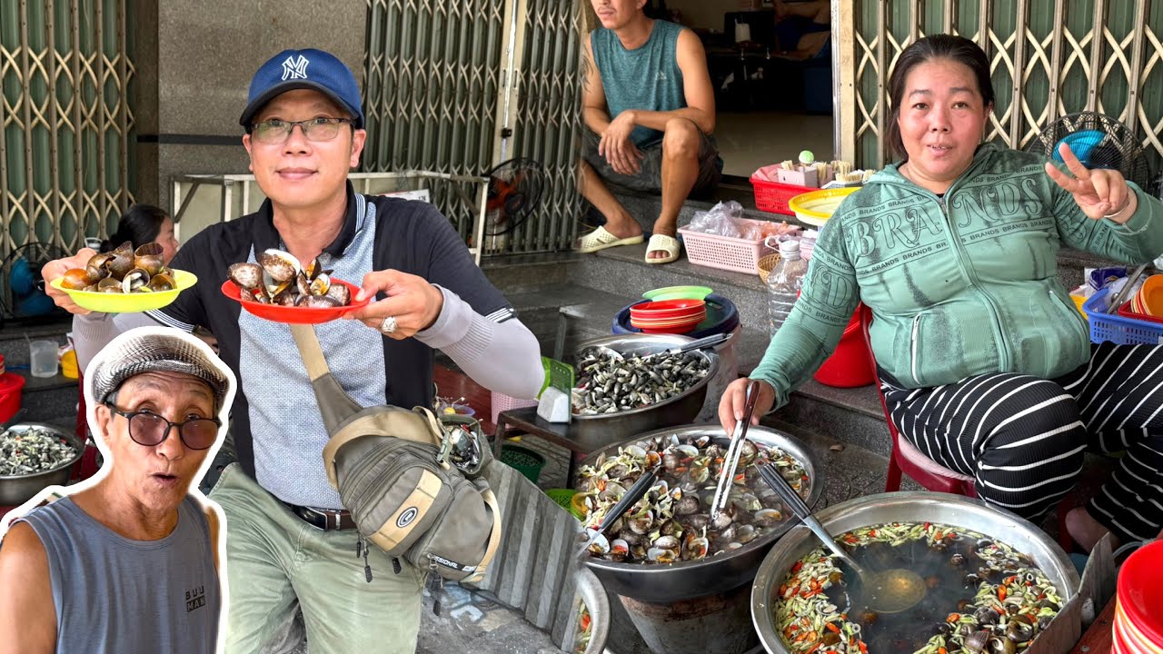 Nha Trang: Ốc Luộc Ngon Nhờ Nước Chấm | Gặp Anh Mạnh Giữ Đình Làng