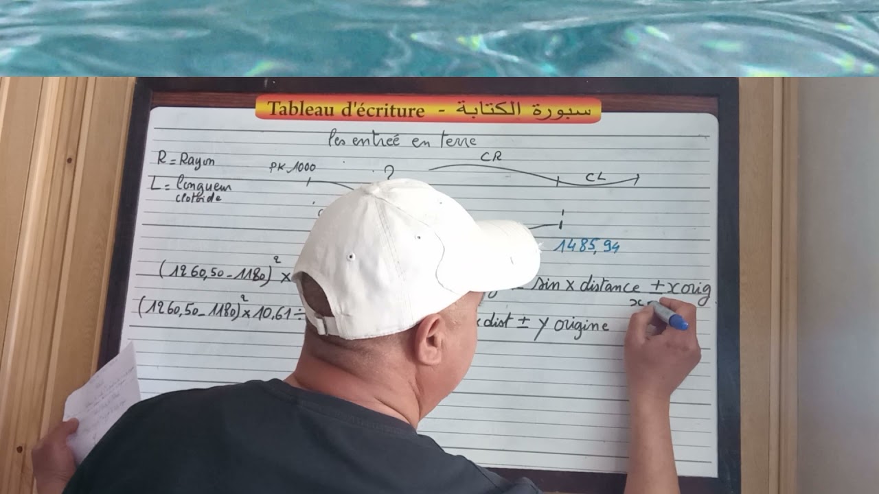 Comment calculer les points de l axe d un Clotoïde