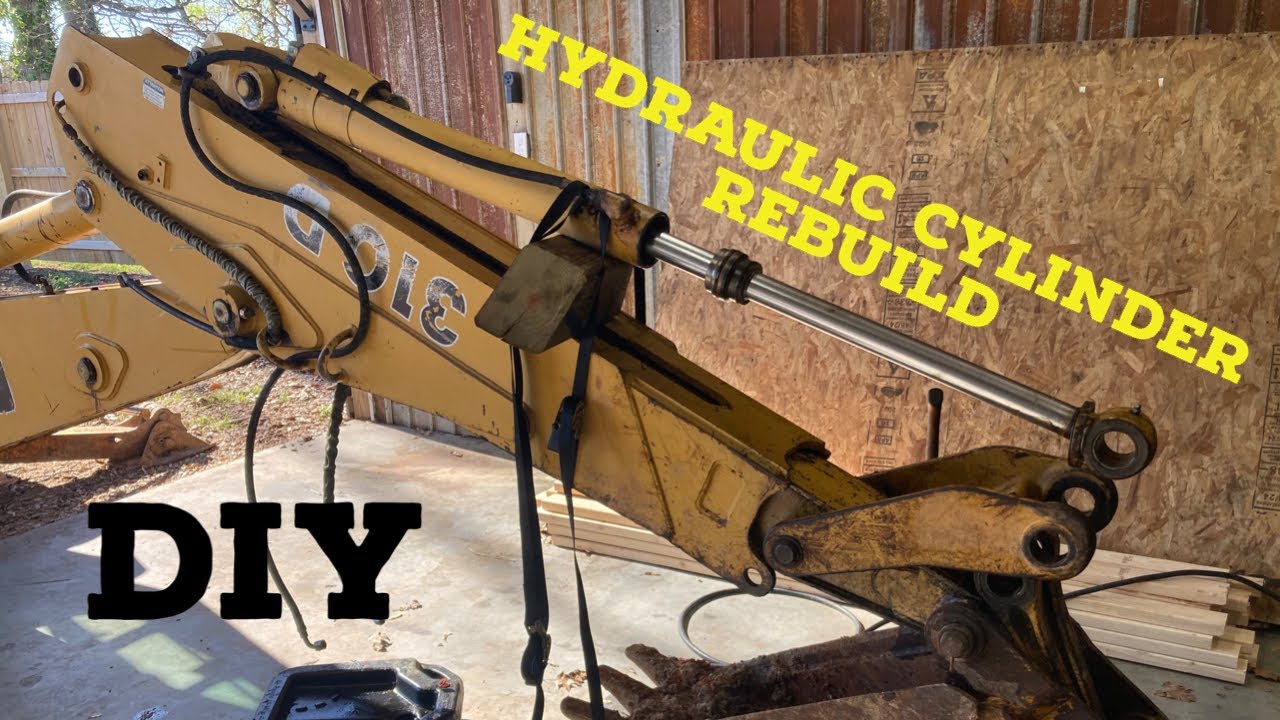 DIY Backhoe hydraulic cylinder rebuild