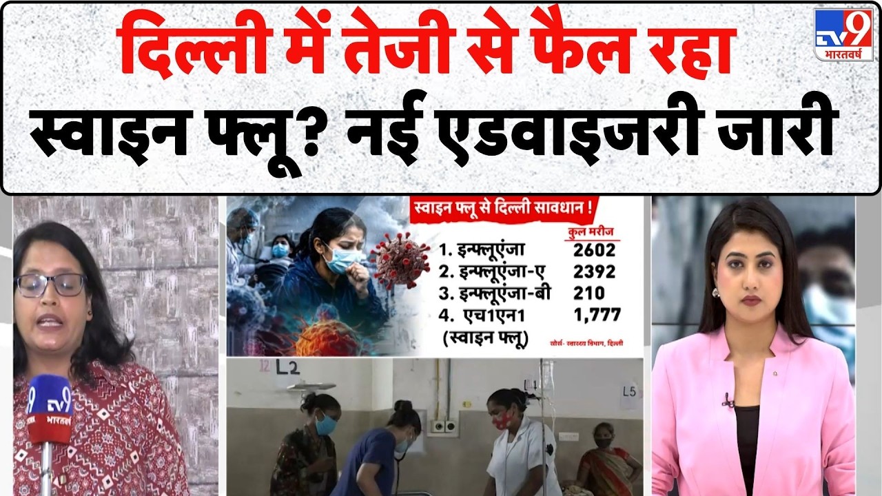 Delhi Swine Flu Alert दिल्ली में तेजी से फैल रहा Swine Flu अस्पतालों में मरीजों की भीड़! Influenza-A