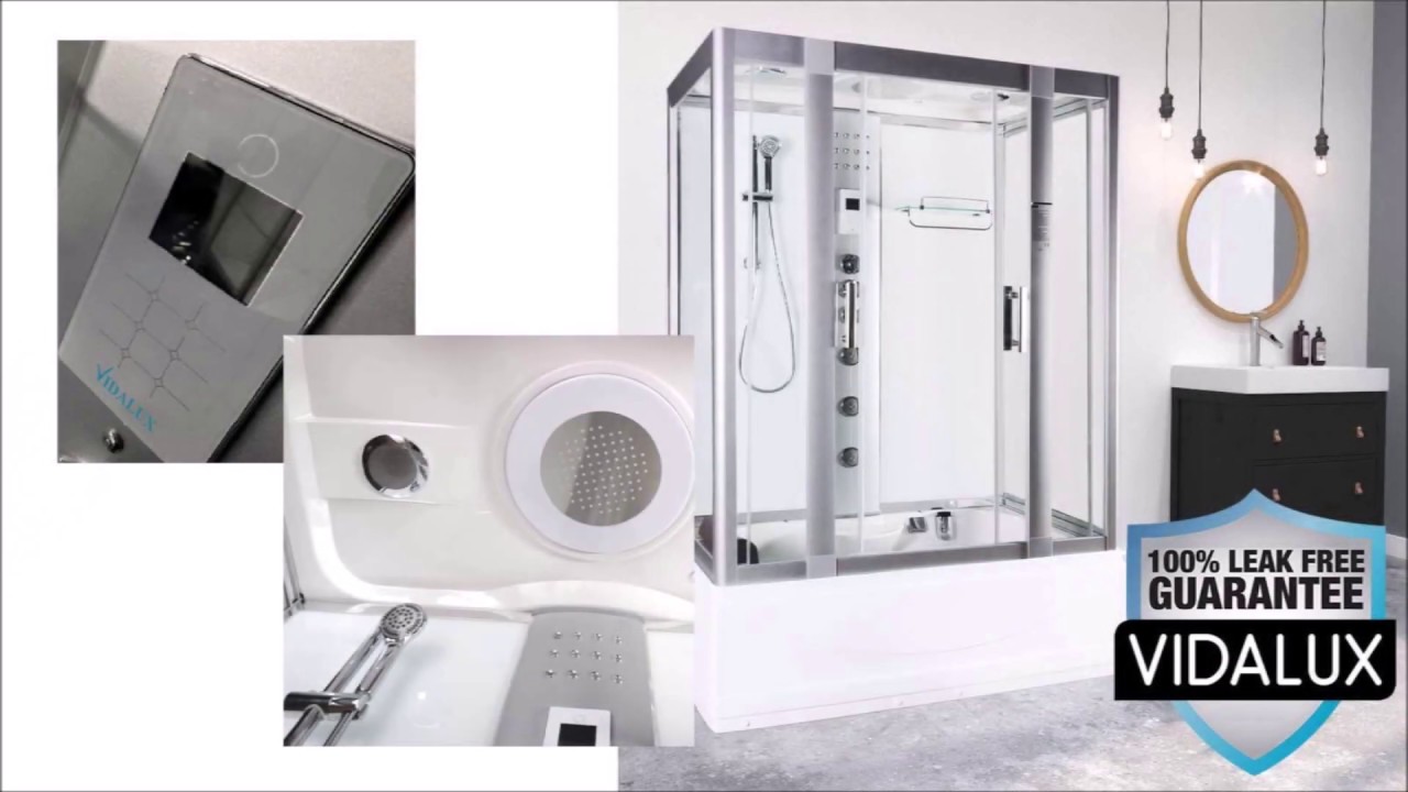 Whirlpool Bath & Steam Shower Pod All In One