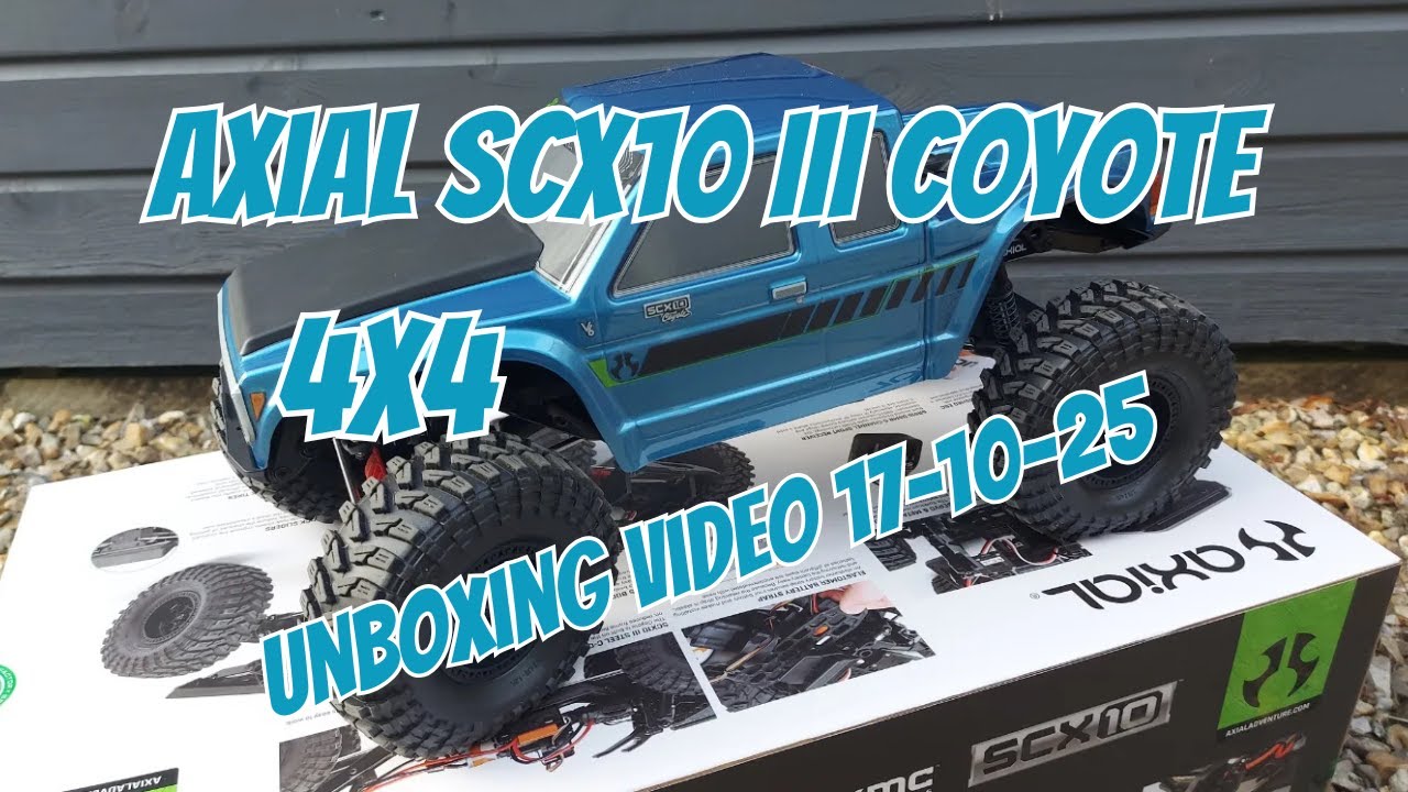 Axial SCX10 III Coyote - UK Unboxing video - #axial #axialscx10iii #axialadventure #rockcrawler