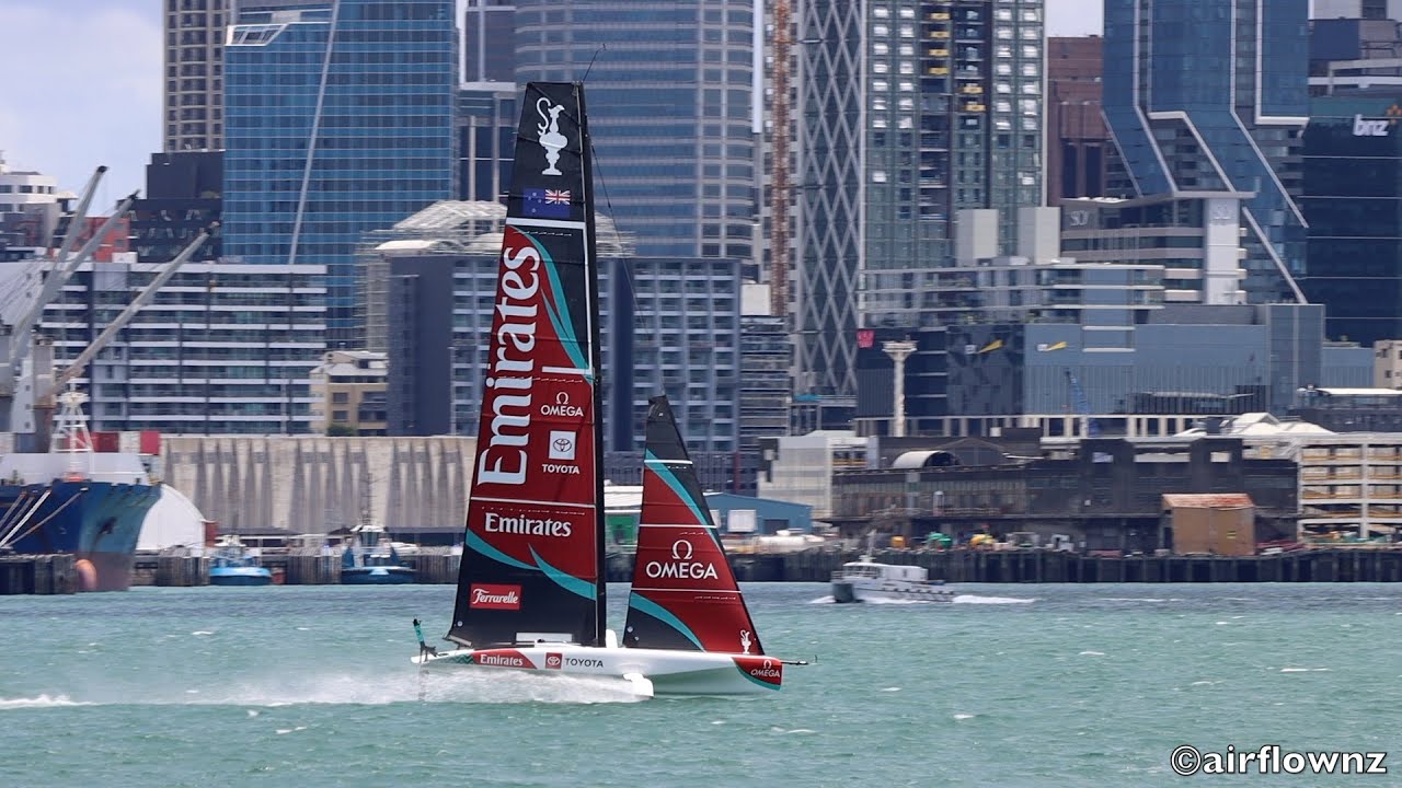 Emirates Team New Zealand AC40`s Auckland - 2025.