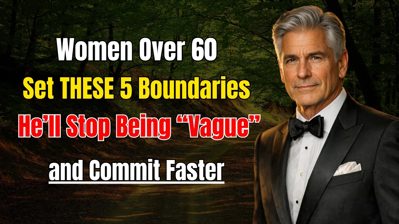 Women Over 60: 5 Boundaries That Make Men Commit Faster (Because He Knows You’ll Walk Away)