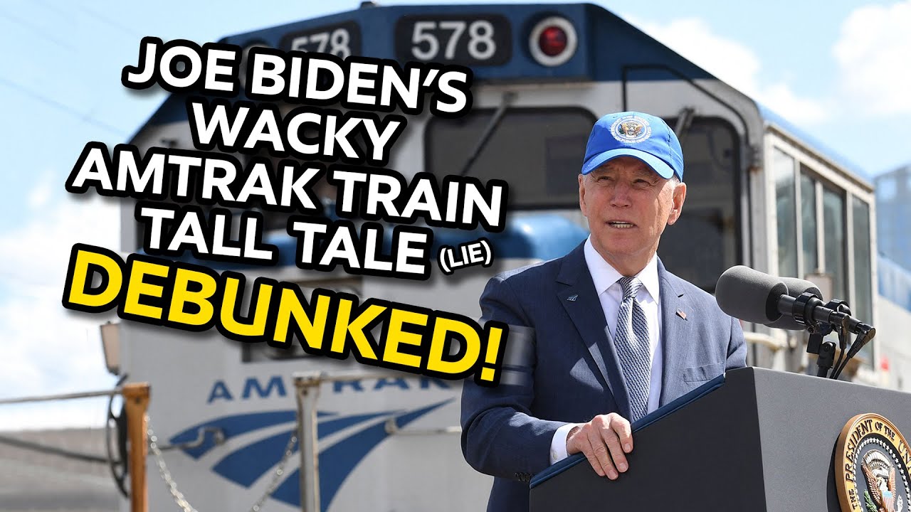 Joe Biden's Wacky Amtrak Train Tall Tale: DEBUNKED!