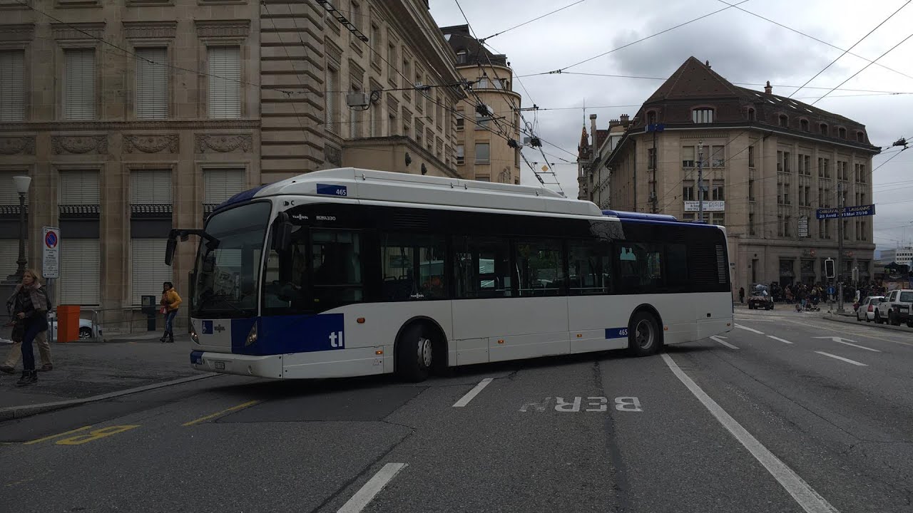 TL Lausanne déviées au centre-ville à cause du cortège du carnaval le 1er mai 2016