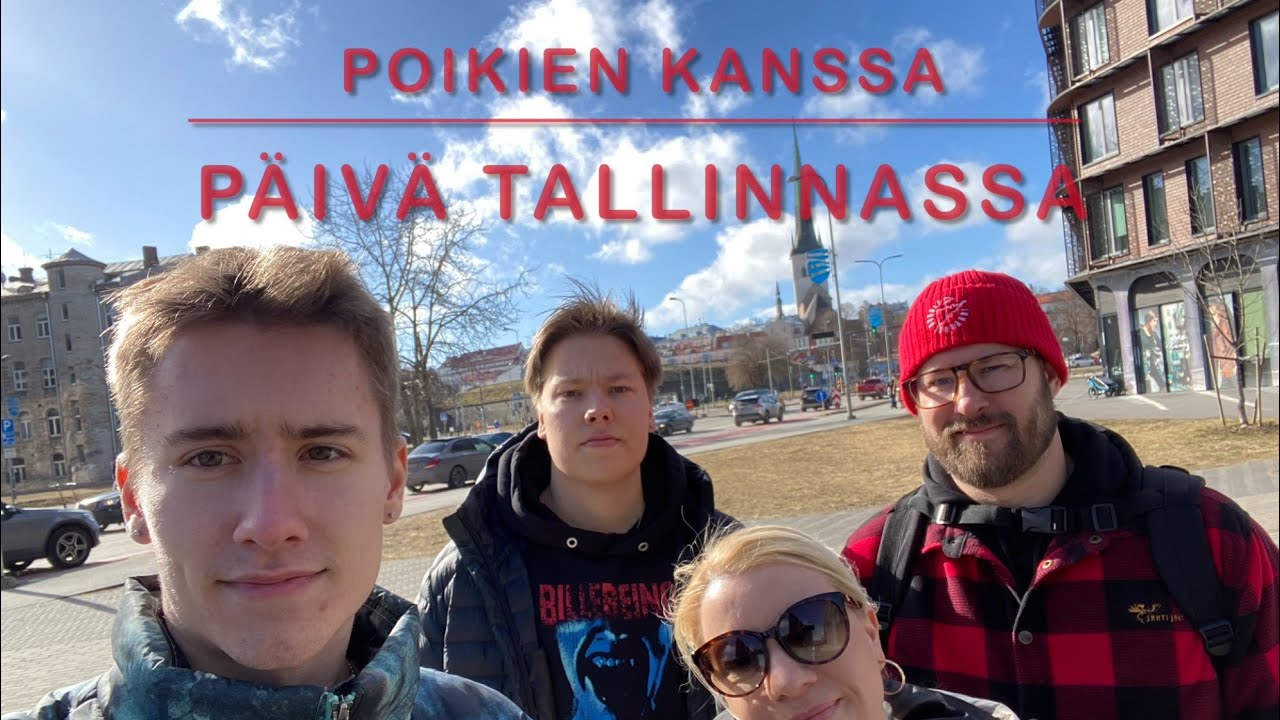 Päivä Tallinassa poikien kanssa@somatretket