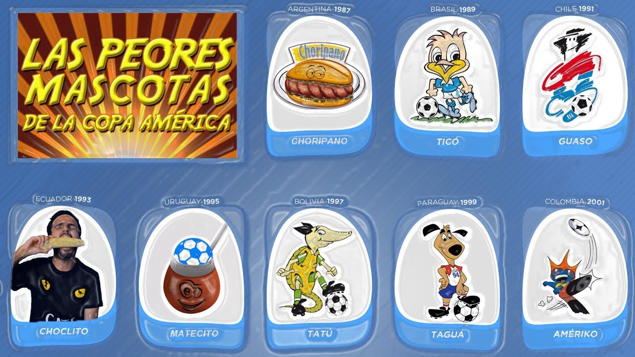 LAS PEORES MASCOTAS DE LA COPA AMÉRICA