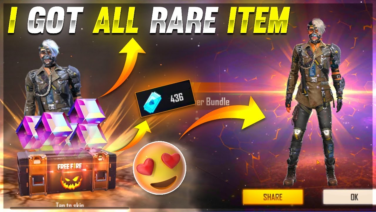 New Diamond Royale I Got New Revenge Full Leather Bundle In One Spin - Garena Free Fire