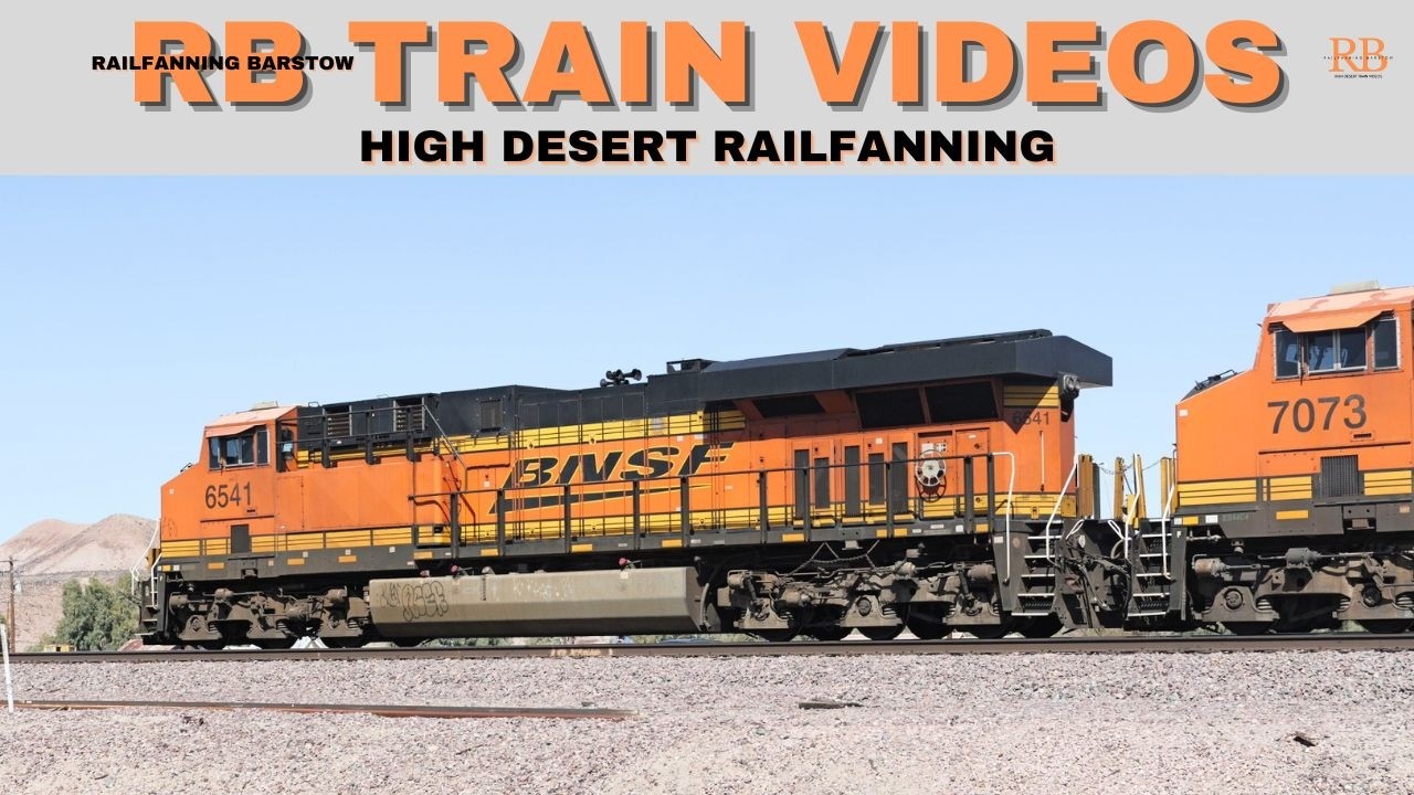 Nonstop BNSF Intermodal Action Desert Railfanning