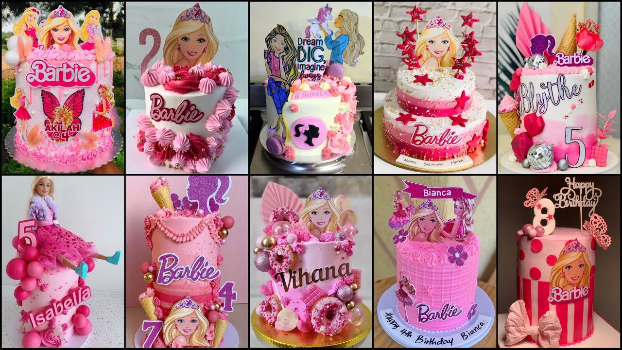 💃Barbie Themed Cake Design 2023/Barbie Cake/Cake Design For Birthday/Girls Birthday Cake/Cake Design