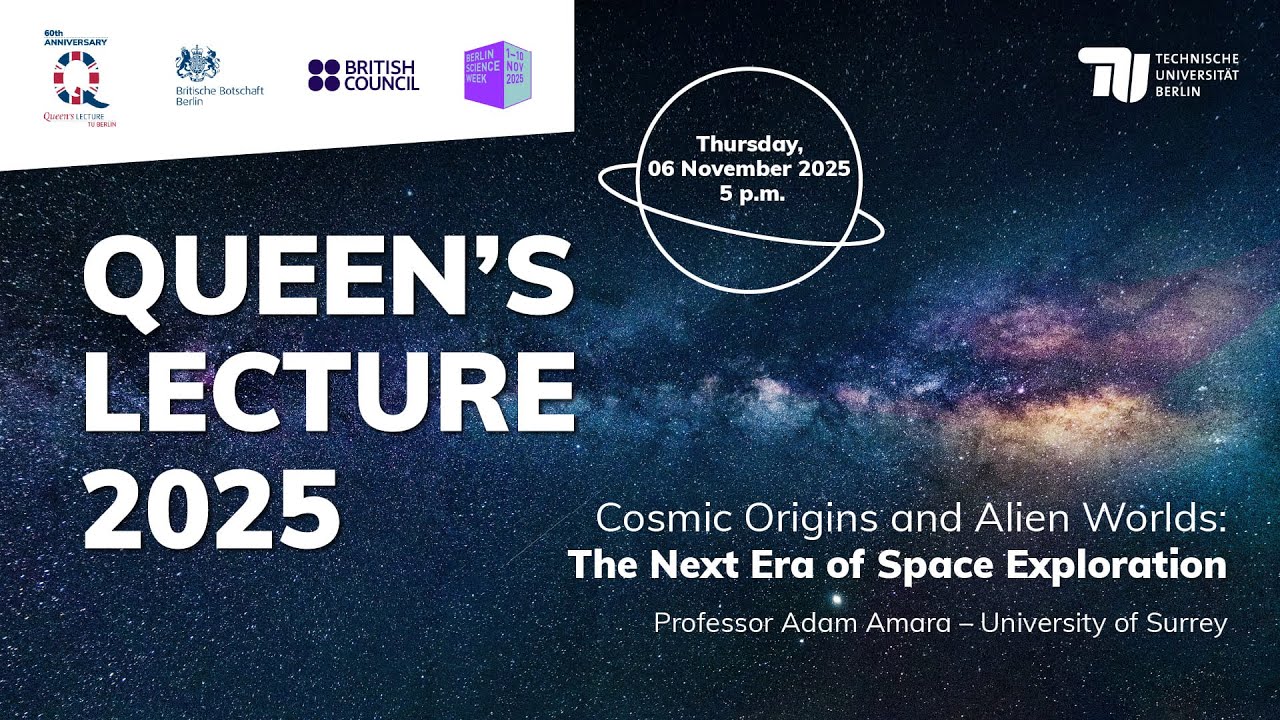 Queen's Lecture 2025 - Adam Amara: Cosmic Origins and Alien Worlds