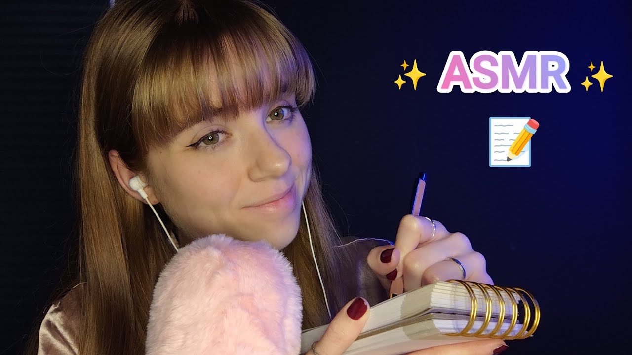 ASMR|| Je t'aide à te concentrer et à étudier calmement 📝💆🏼‍♀️. Sans parole après l'intro💤