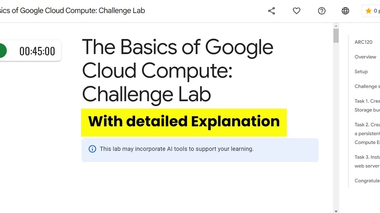 Основы Google Cloud Compute Challenge Lab | Лабораторная работа GCP с подробным объяснением