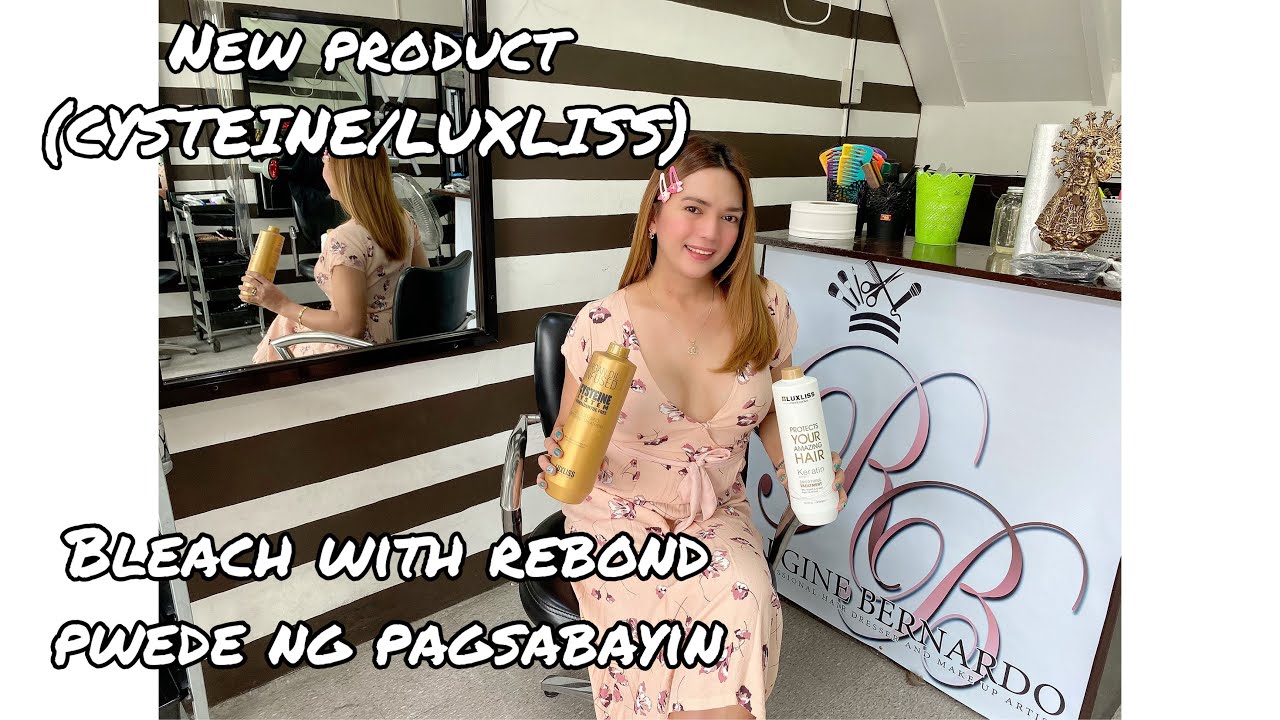 REVIEWING CYSTEINE/LUXLISS PRODUCT + TRICOLOR REBOND BRAZILIAN HAIR TUTORIAL