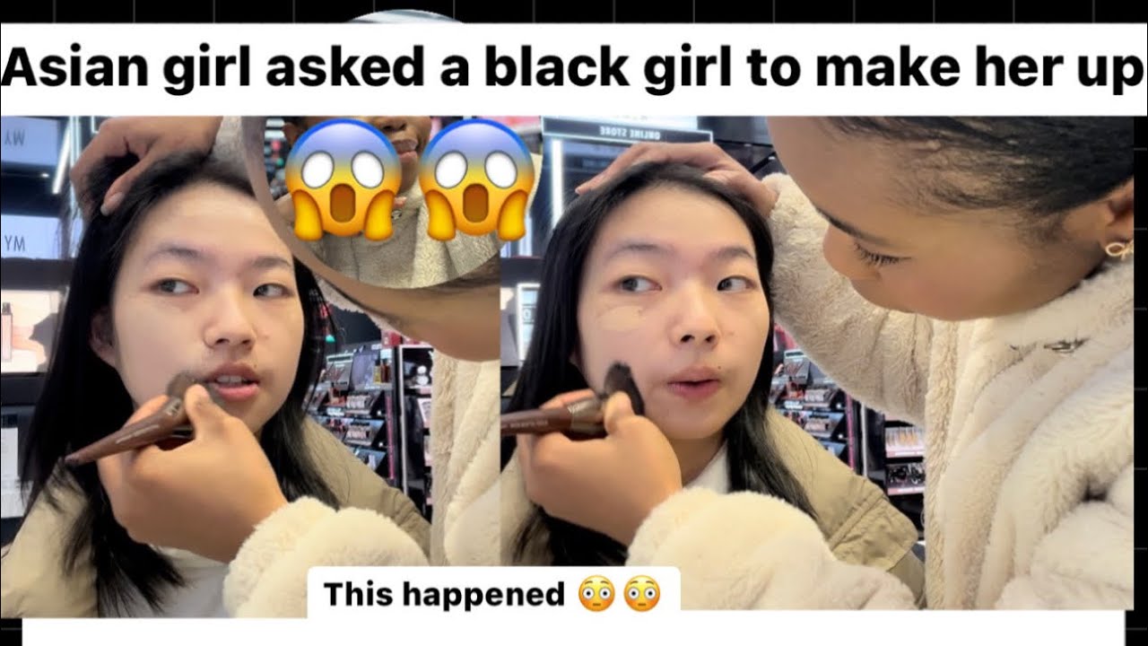 Chinese girl asked me to make her up at Sephora,she thought that I’m a makeup artist