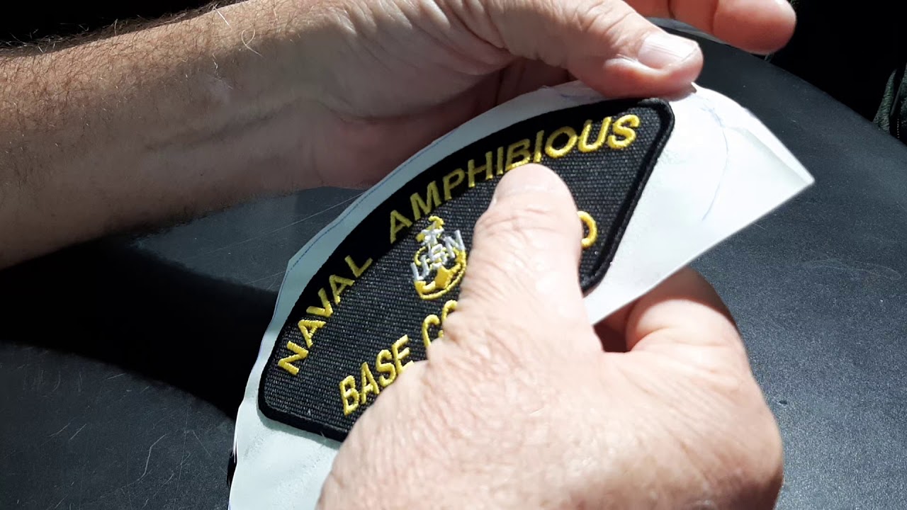 Adding transfer adhesive to my patch