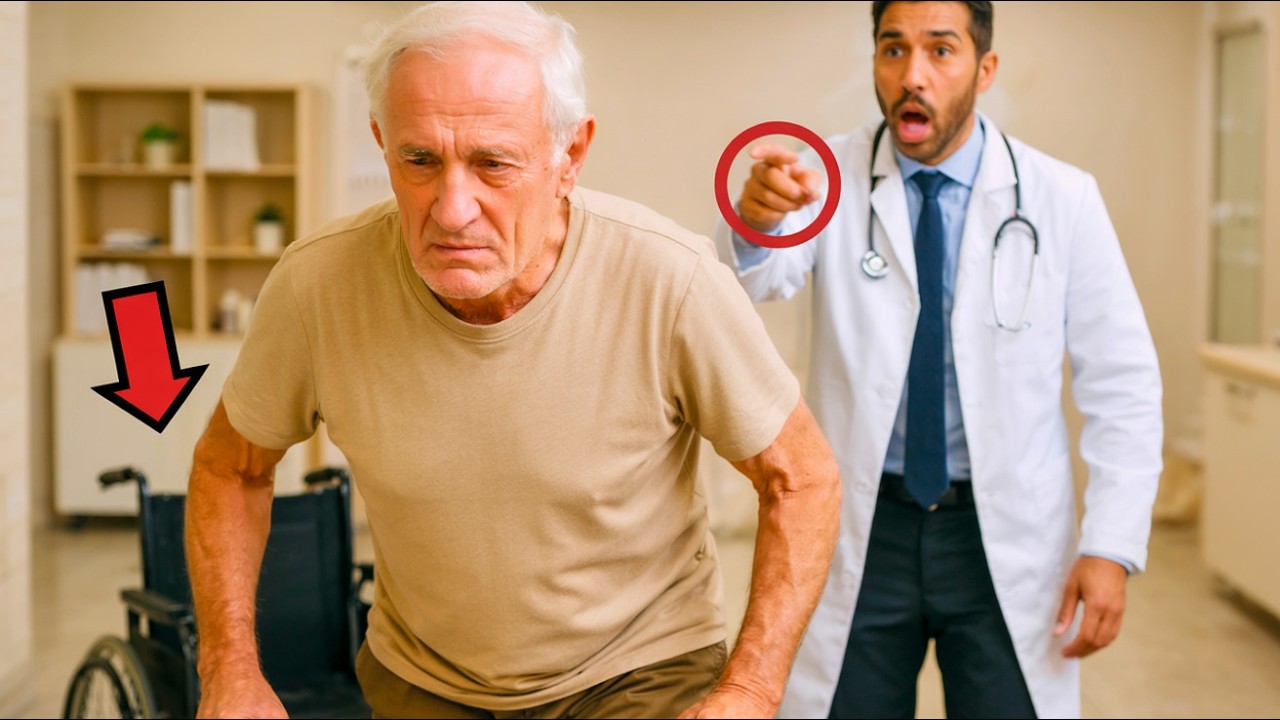 WENN DIESER OPA ES SCHAFFT ZU LAUFEN, MACHE ICH EIN VERSPRECHEN… FLÜSTERT DER ARZT, BIS ER…