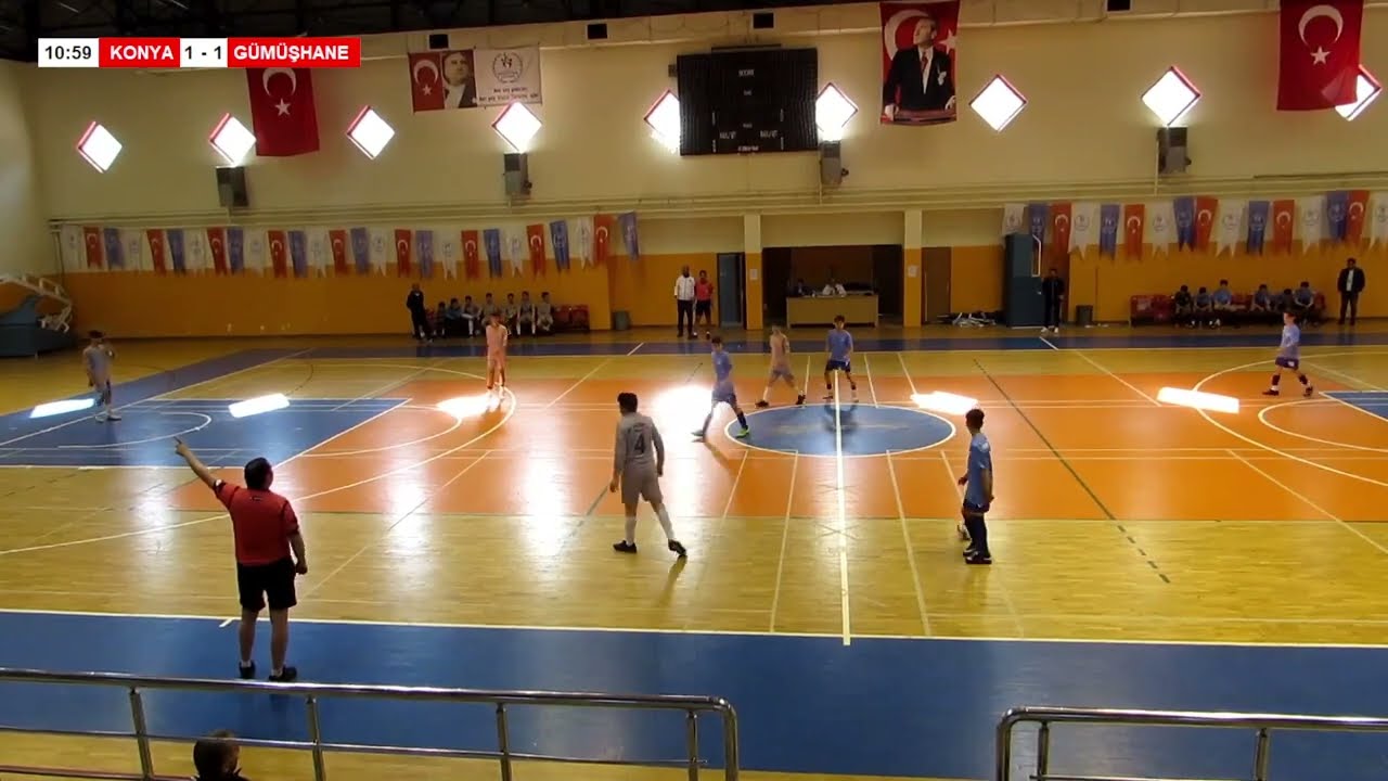 KONYA - GÜMÜŞHANE FUTSAL MAÇI