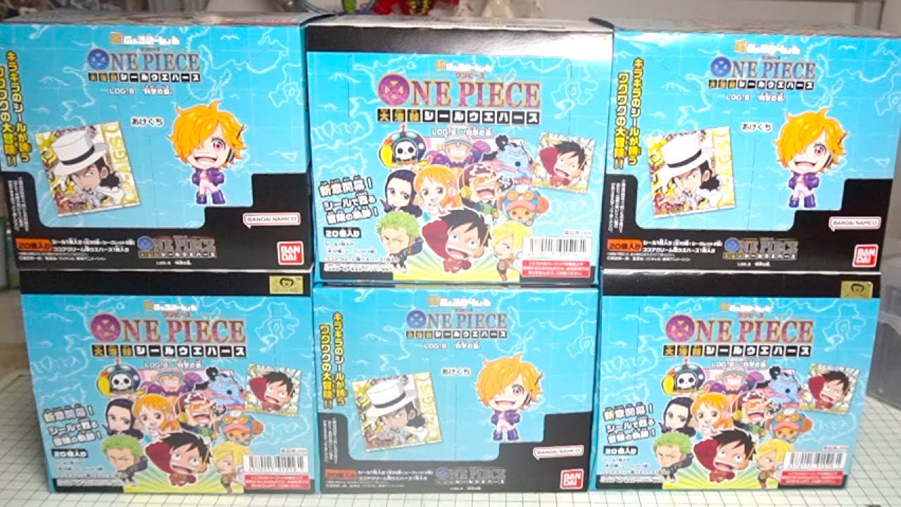 シークレット全2種！ベガパンクも登場！ワンピース 大海賊シールウエハース Log.8 科学の島 開封レビュー【にふぉるめーしょん】箱買い