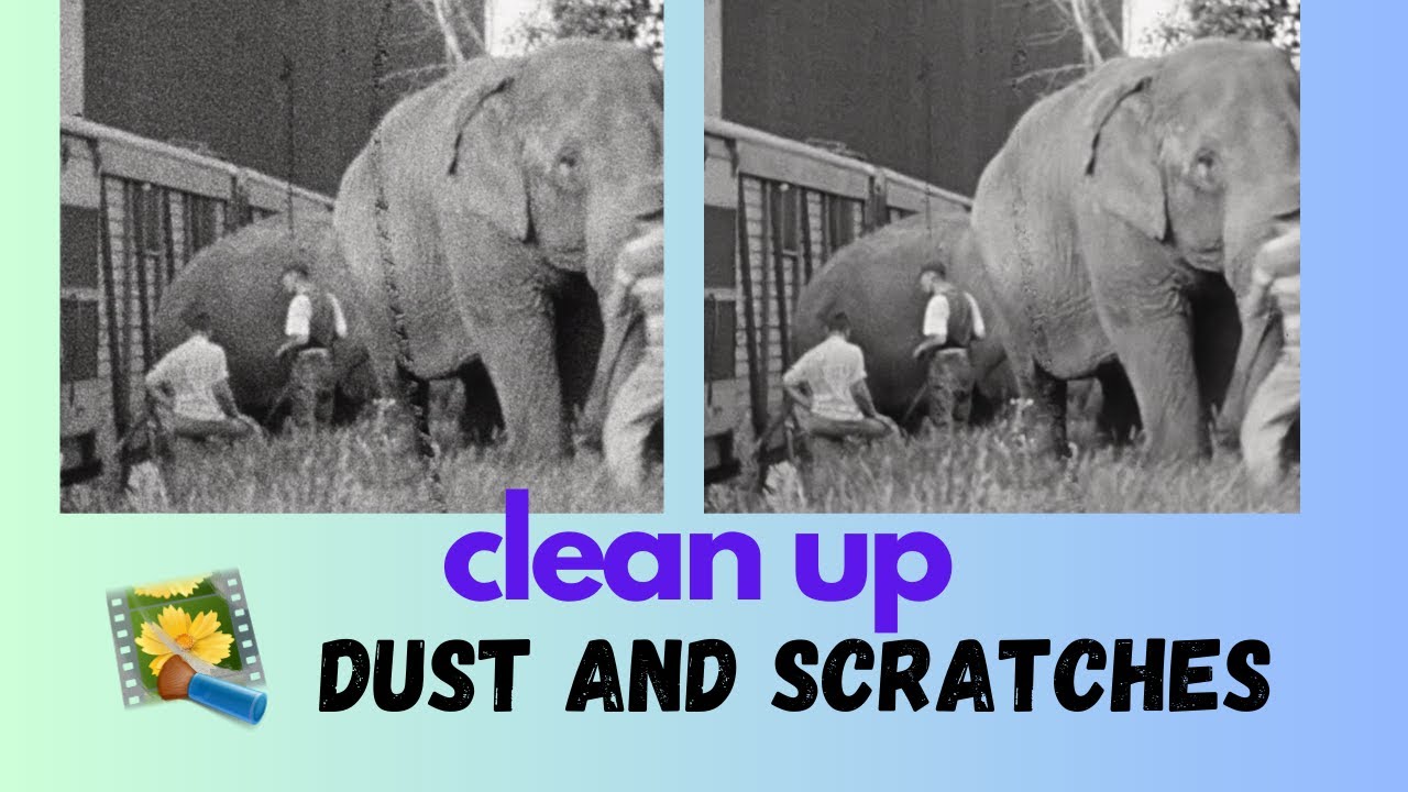 Restore archive clips. Remove dust and scratches.