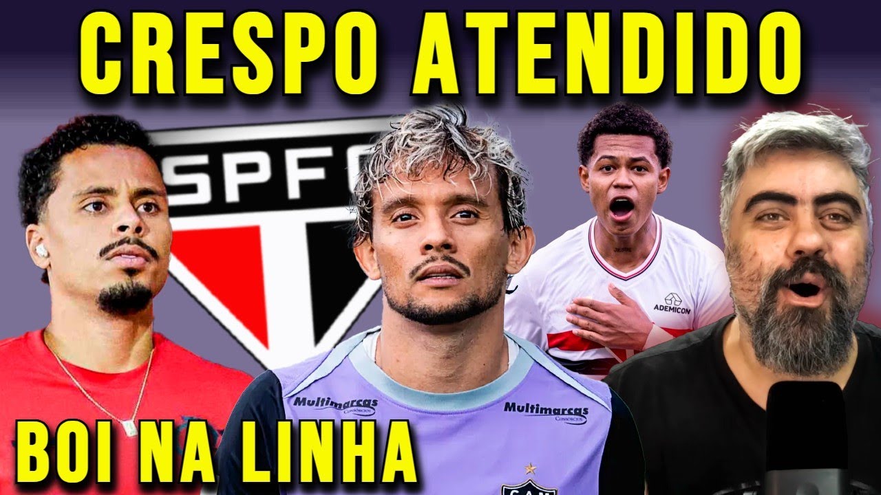 DECISÃO TOMADA!!! SPFC ATENDE PEDIDO DE TÉCNICO E MEIA GENIAL VIRA BUSCA AGORA! SÃO PAULO AGORA MUDA