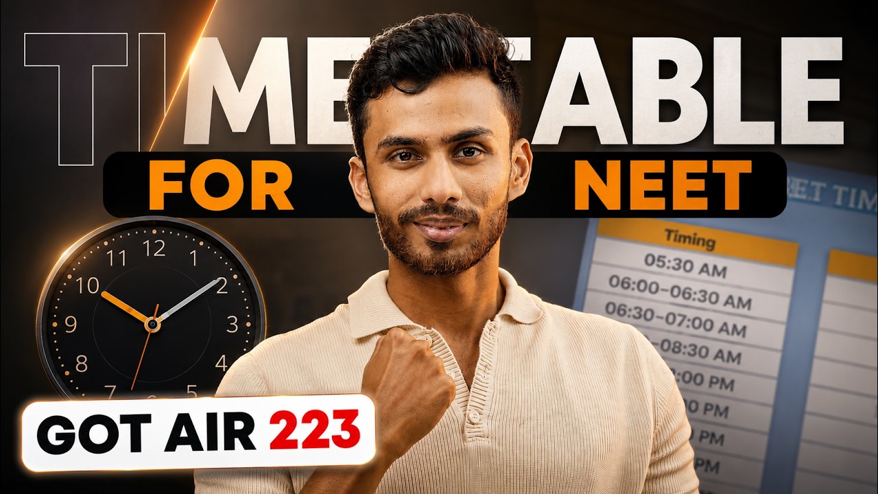 Best NEET Time Table to Score 650+ if you start now!