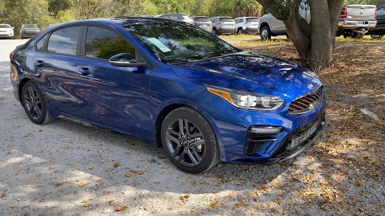 2020 Kia Forte GT Line   Blue