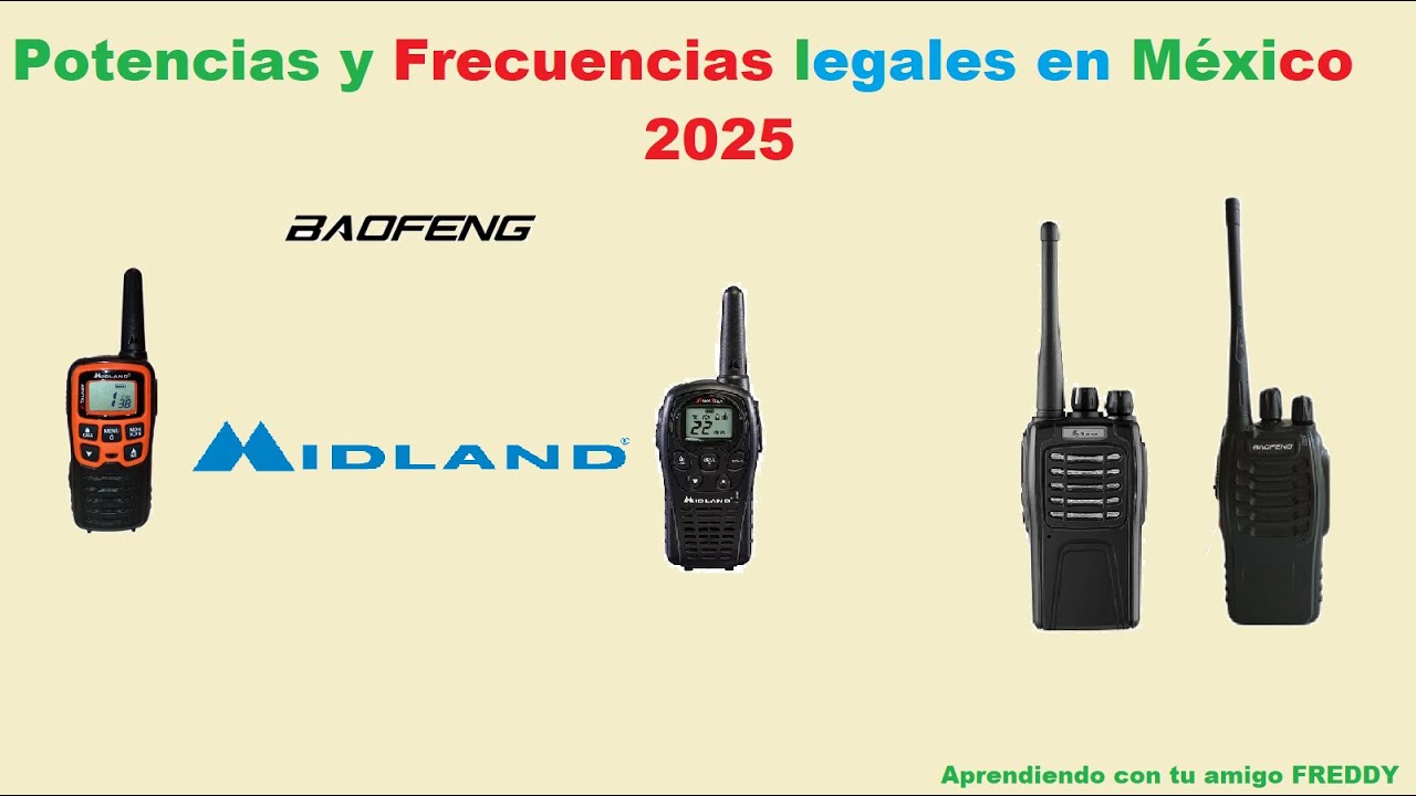 Frecuencias y potencias legales en México 2025 #radio #explicacion #radiofrecuencia #informacion