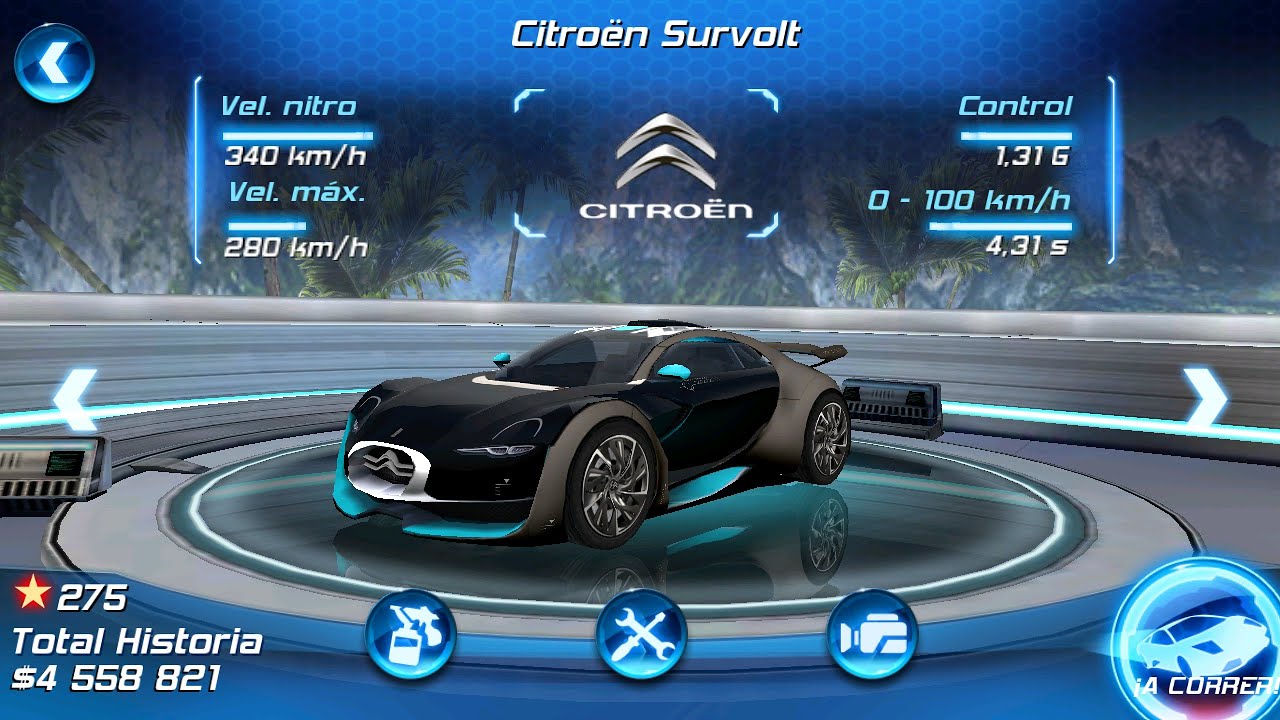 Asphalt 6 Adrenaline (Chamonix) Citroën Survolt