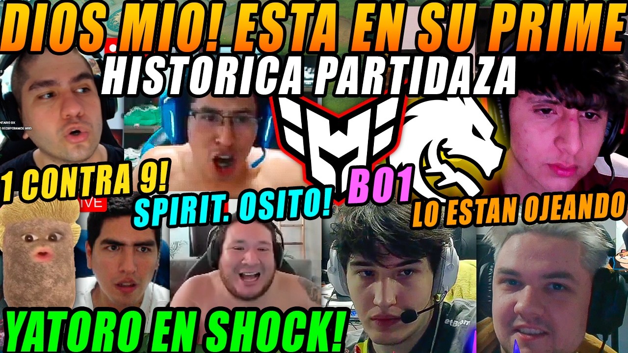 😲Yatoro lo quiere FICHAR para T.SPIRIT! ESTA EN SU PRIME!😲HEROIC vs TEAM SPIRIT BO1-BLAST Slam VI