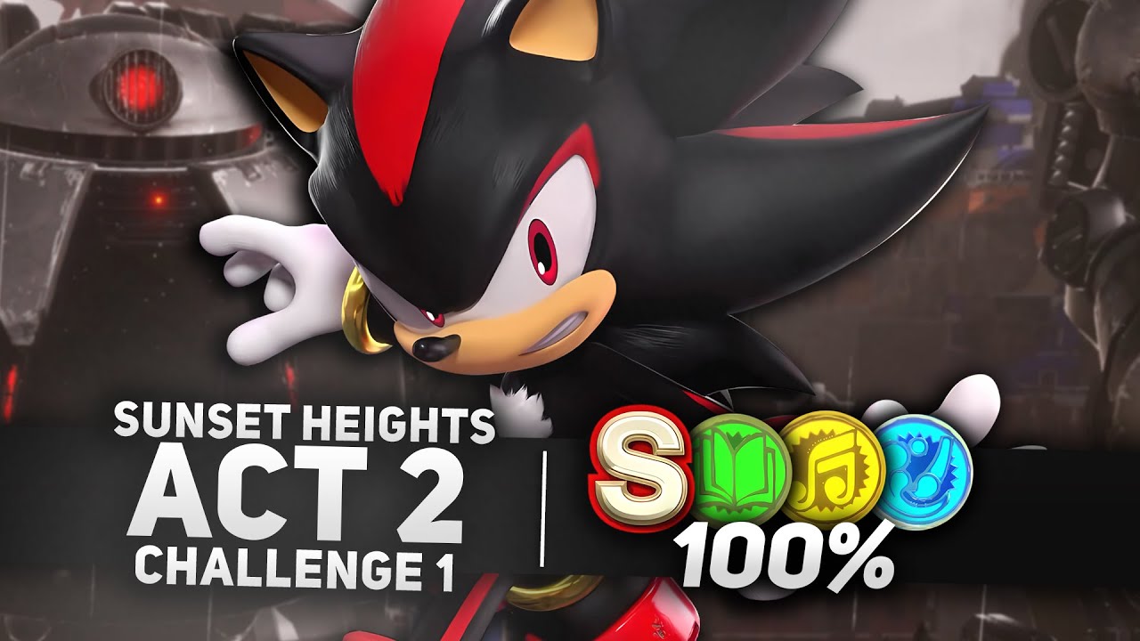 Sonic x Shadow Generations - Sunset Heights Act 2 Challenge 1 