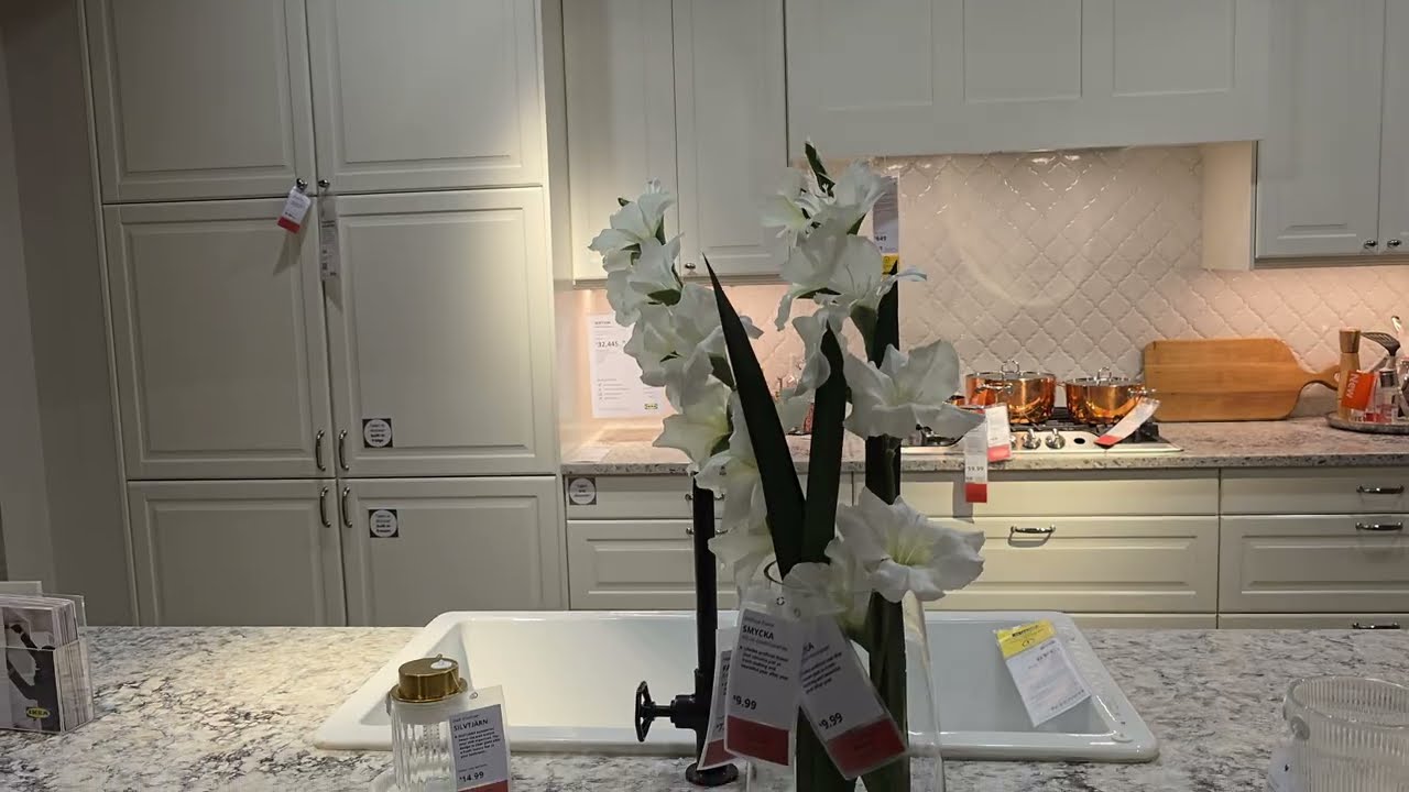 IKEA Kitchen Cabinets, Islands & Countertops Showroom Tour Spring 2024