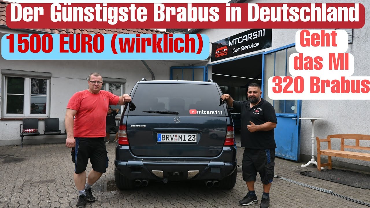 Mercedes ML Brabus für 1500 Euro. Wirklich! ein Original. Limitiert auf 500 Stück. Nr 319 ..