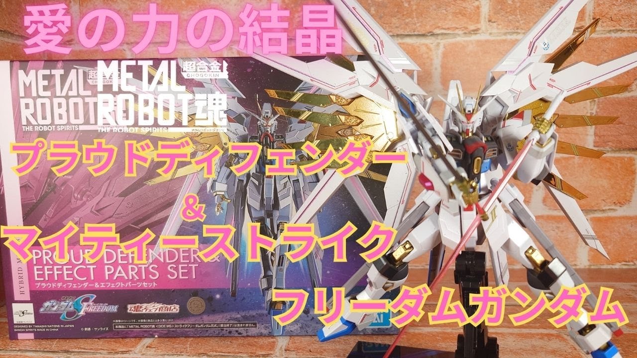 [愛の力は無限大]二人の愛で未来を切り拓く、METALROBOT魂プラウドディフェンダー＆マイティストライクフリーダムガンダム