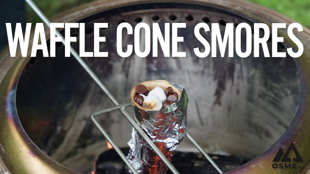 The best twist on smores is the easiest with a waffle cone