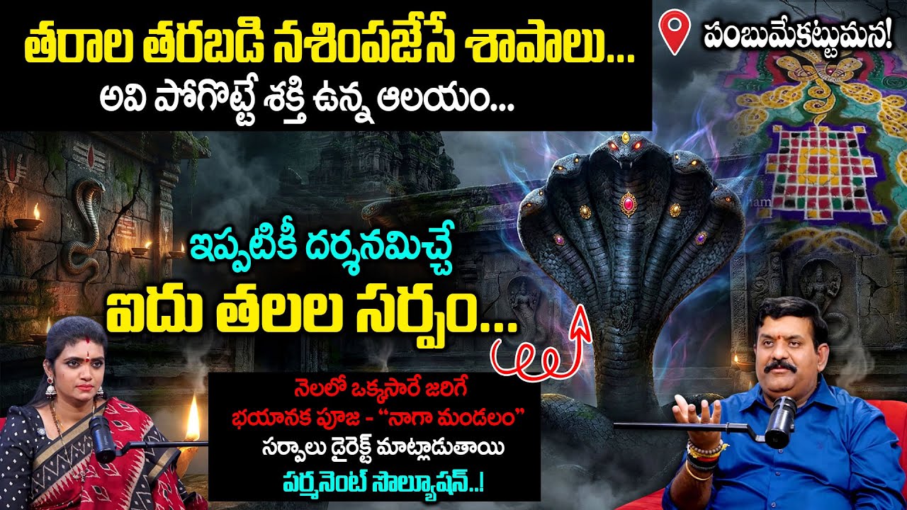 Pambummekkattu Mana Temple Mystery | Abhyudaya Foundation CEO Nanda Kishore Reddy | Geethanjali