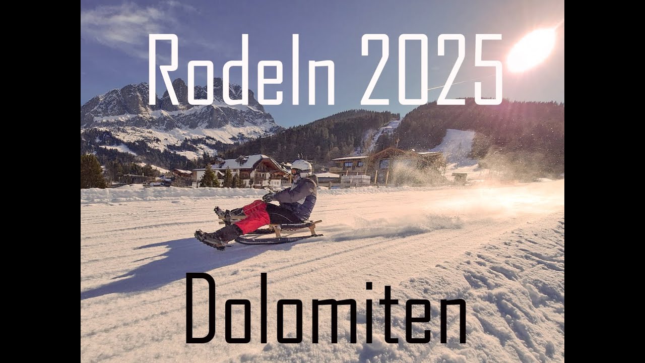Rodeln an der Rotwand in Sexten 2025