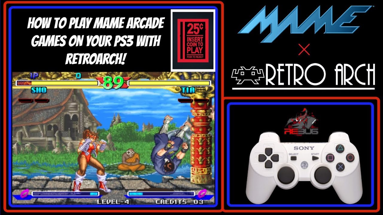 How To Play MAME Arcade Games On Your PS3 With RetroArch!