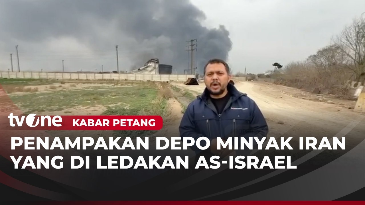Eksklusif! Penampakan dari Dekat Depo Minyak Iran yang Dirudal Israel-AS | Kabar Petang tvOne