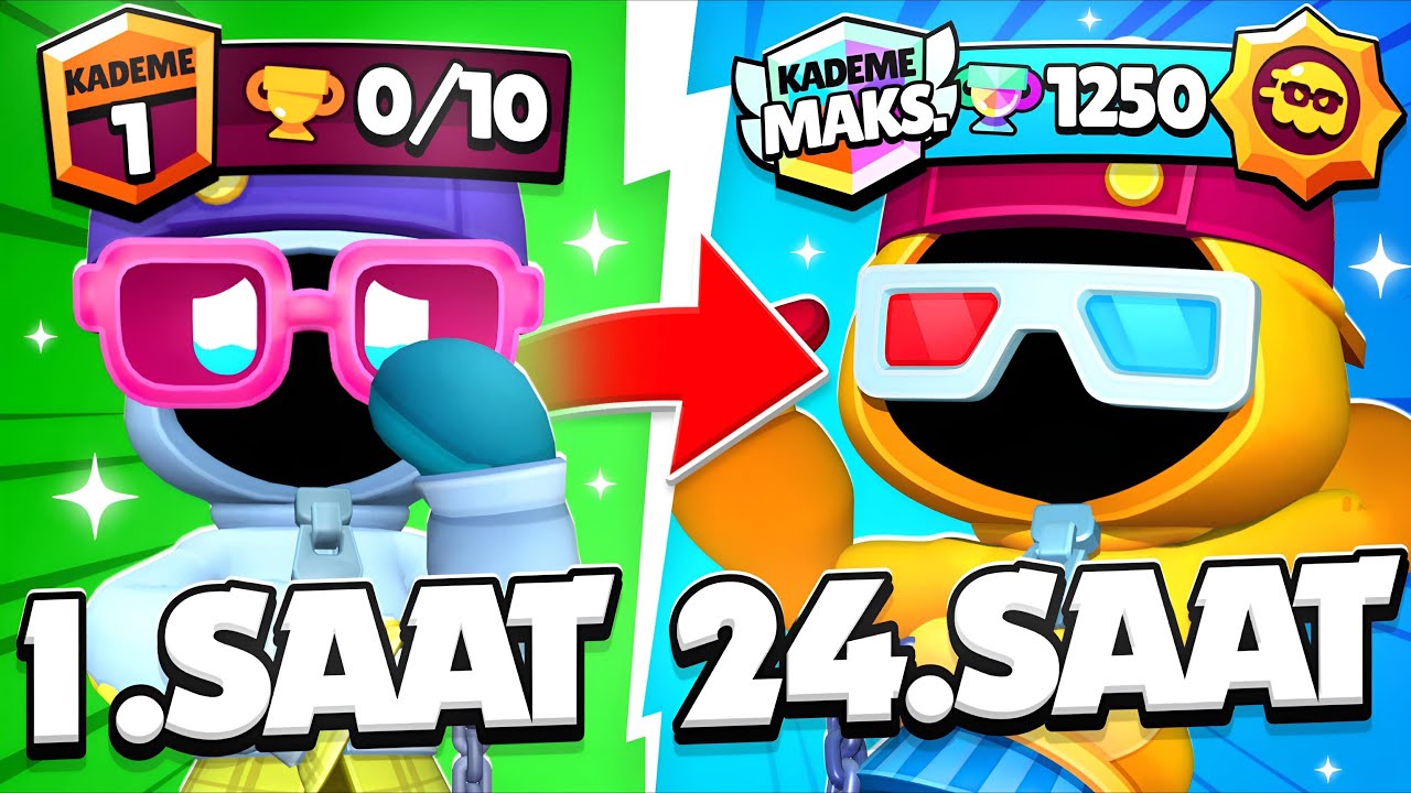 24 SAAT BOYUNCA SHADE OYNADIM! SIRALAMAYA GİRDİM! Brawl Stars