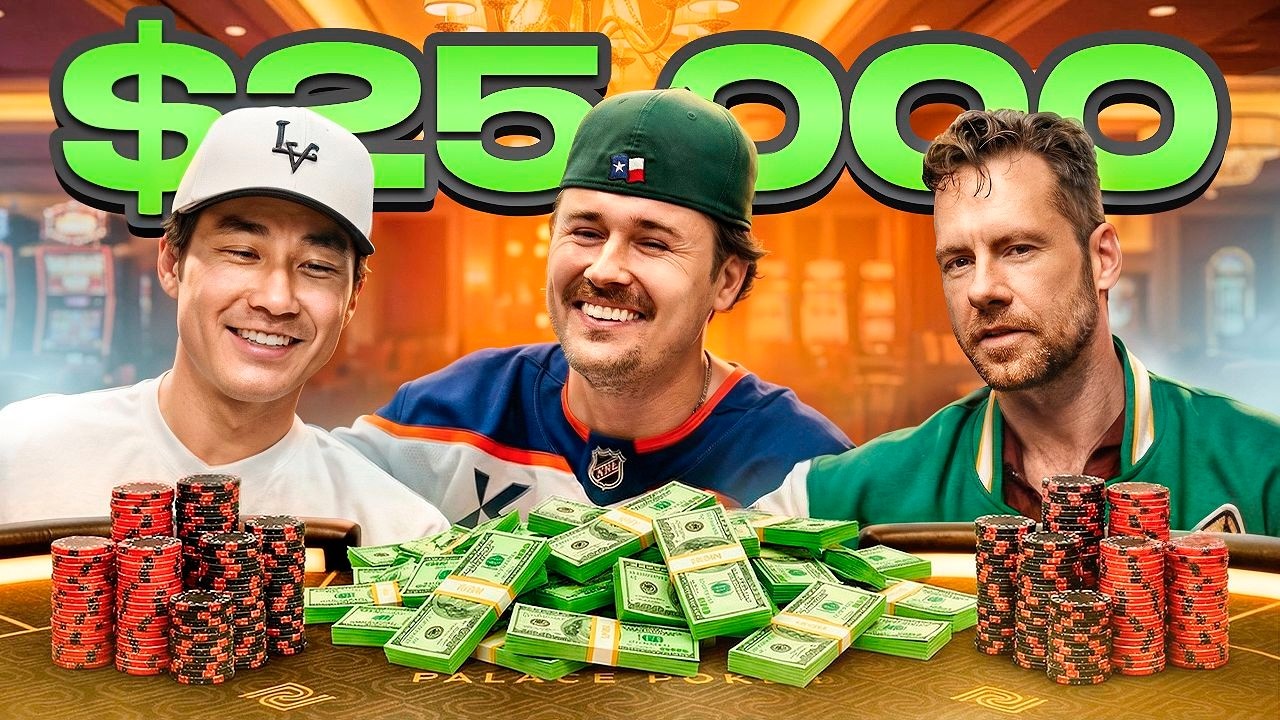 Epic $25,000 High Stakes Poker Battle! (BIG WIN!)