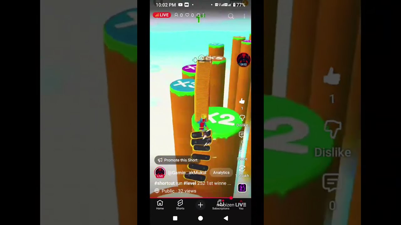 shortcut run gameplay live